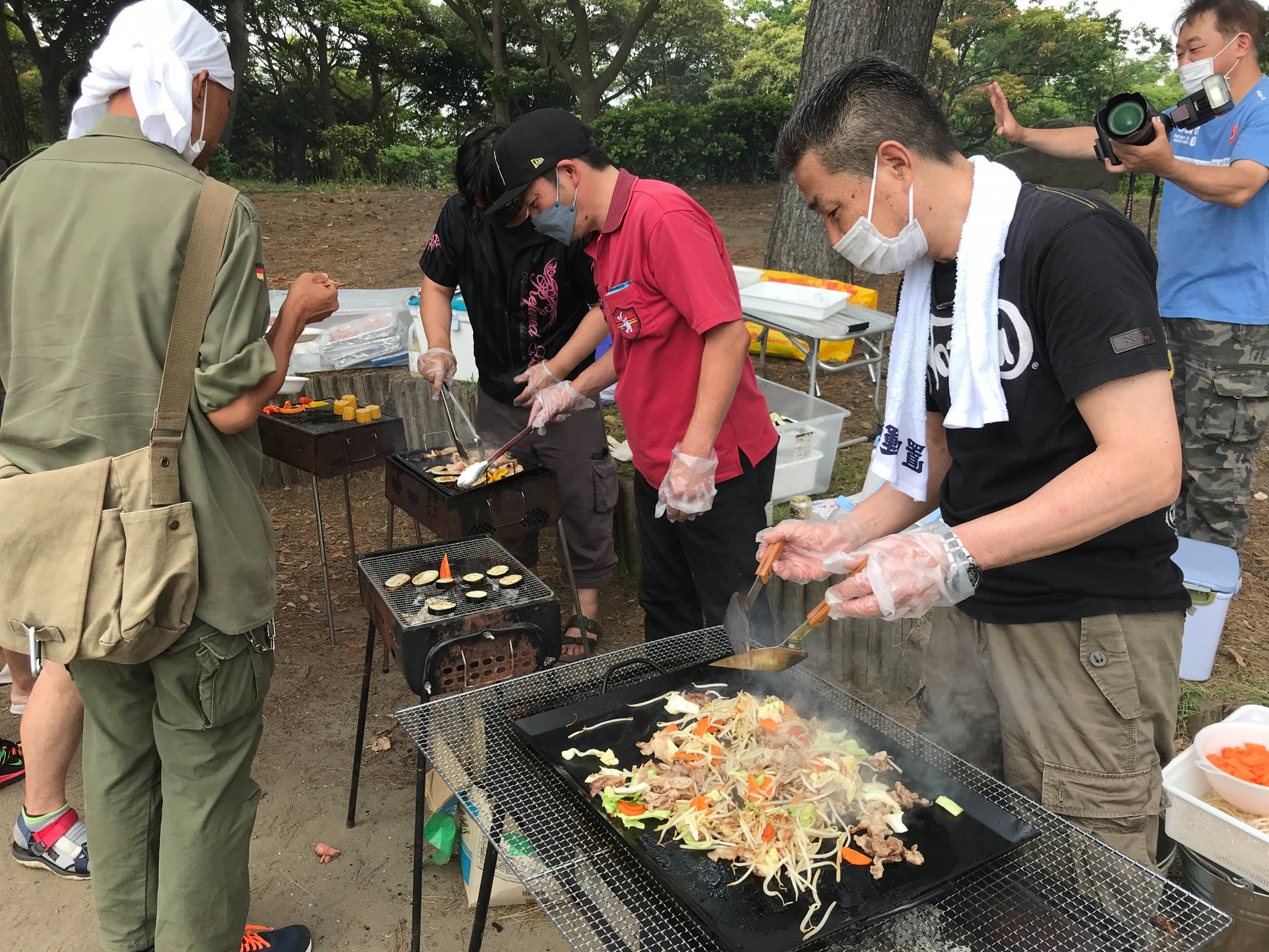 バーベキュー開催