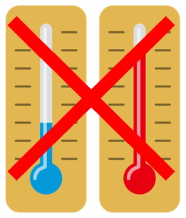 温度帯管理イラスト